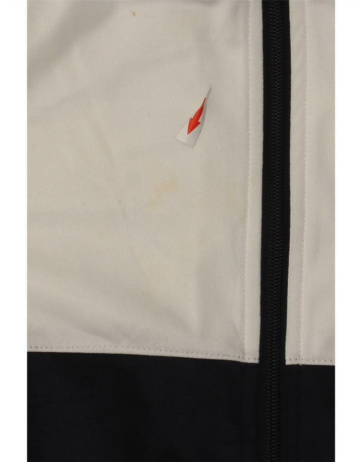 Lotto masculino gráfico agasalho jaqueta grande bloco colorido azul marinho