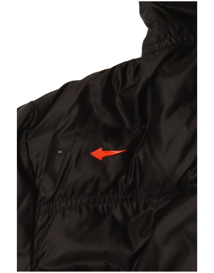 Casaco acolchoado com capuz feminino Henry Cottons IT 48 XL preto poliamida