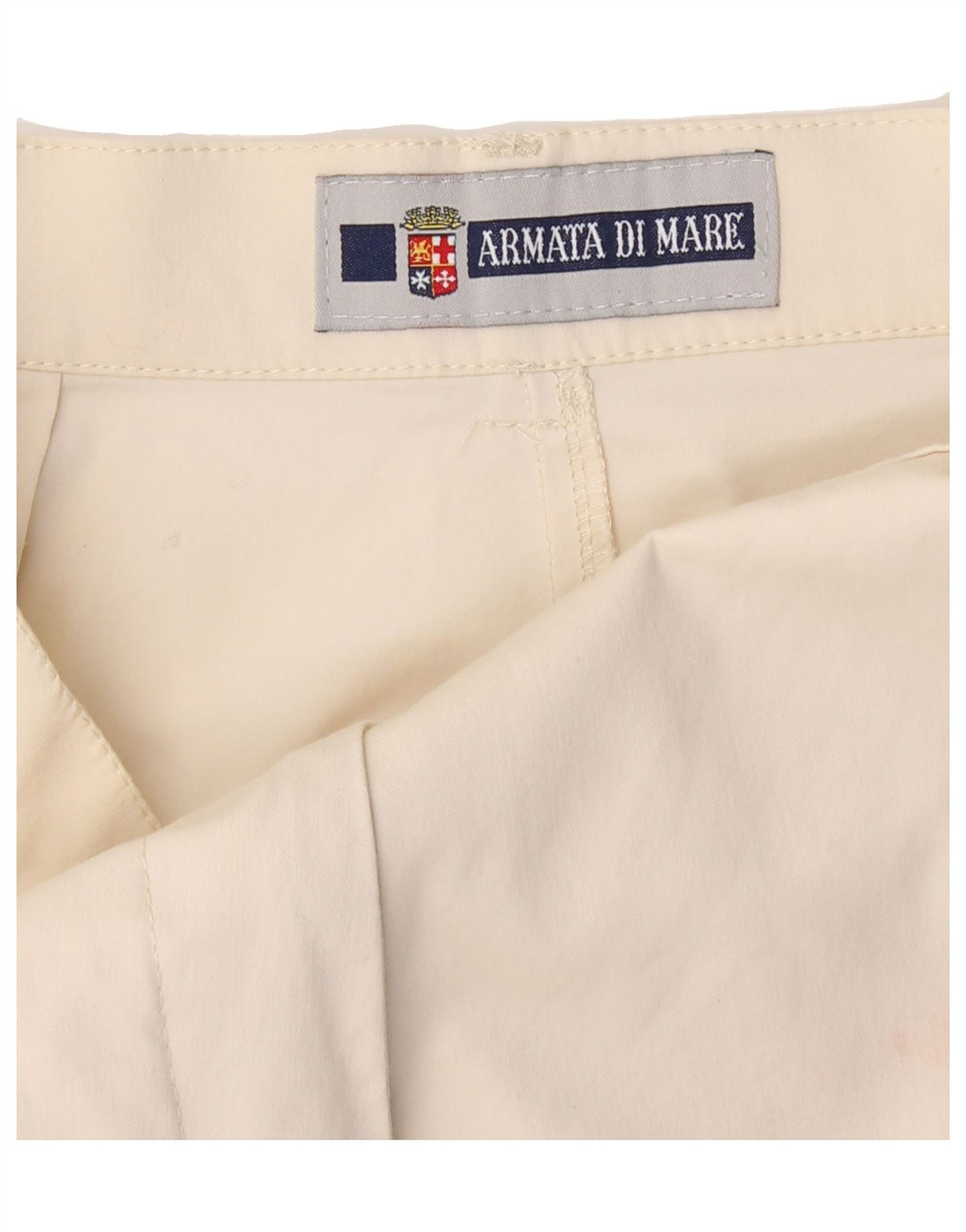 ARMATA DI MARE Womens Straight Chino Trousers W30 L31 Off White Vintage Armata Di Mare and Second-Hand Armata Di Mare from Messina Hembry 