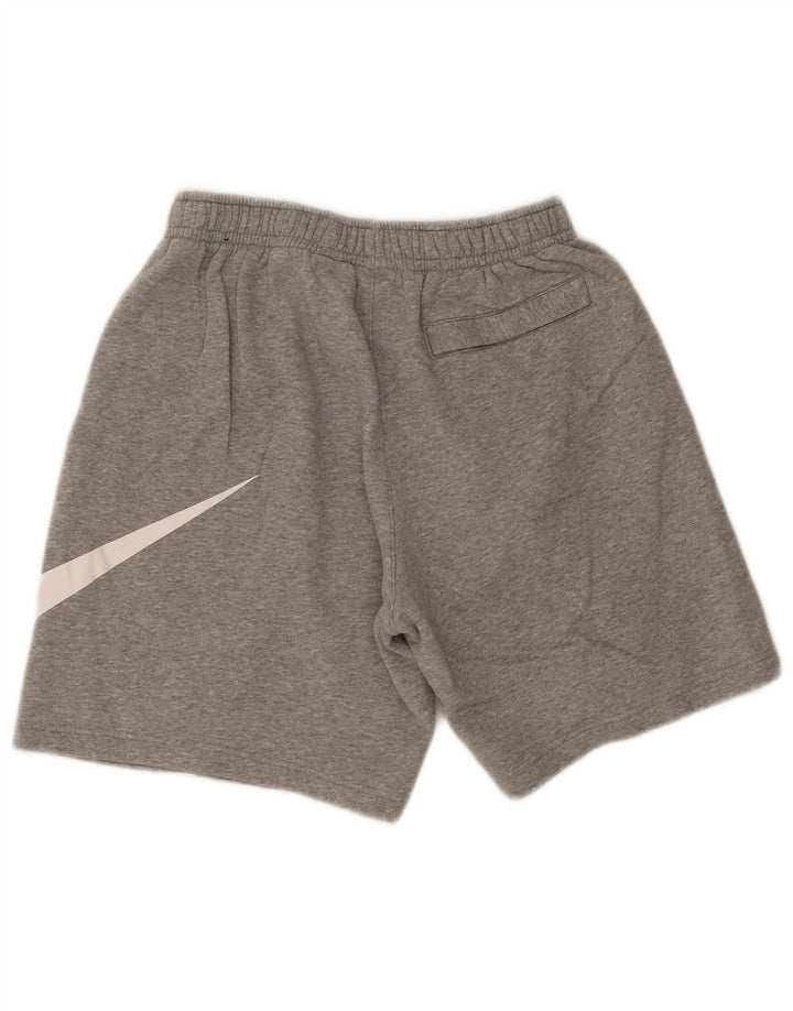 Shorts esportivos gráficos masculinos Nike médio cinza algodão