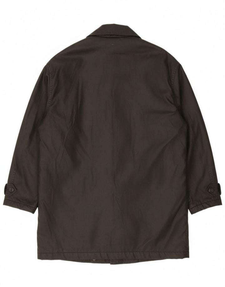 Casaco corta-vento masculino vintage UK 42 XL preto
