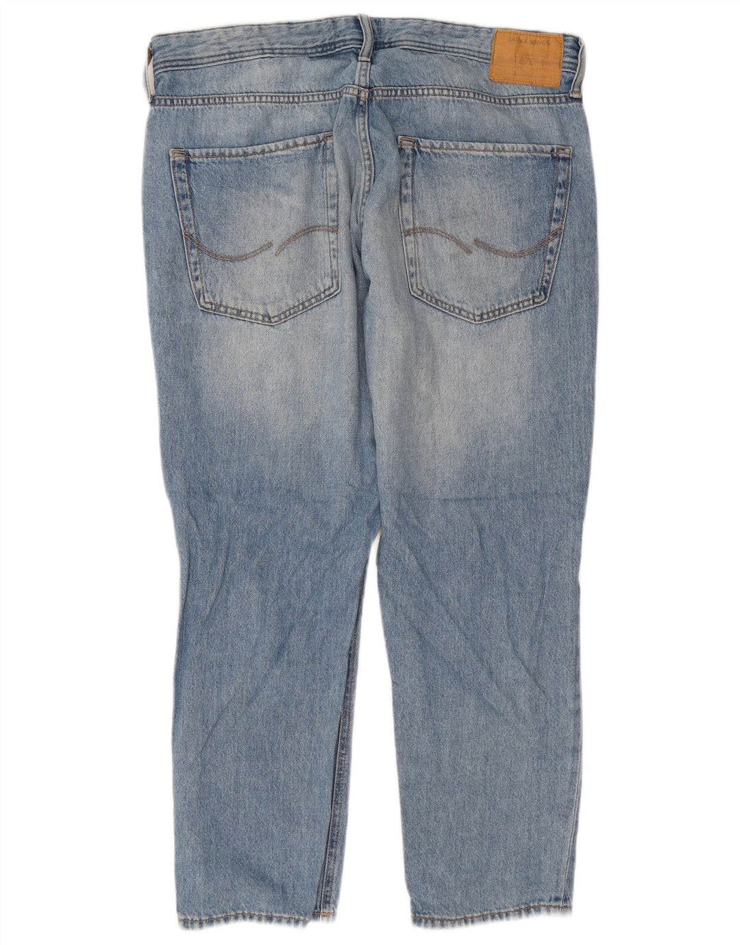 Jeans masculinos Jack & Jones desgastados slim W36 L28 algodão azul