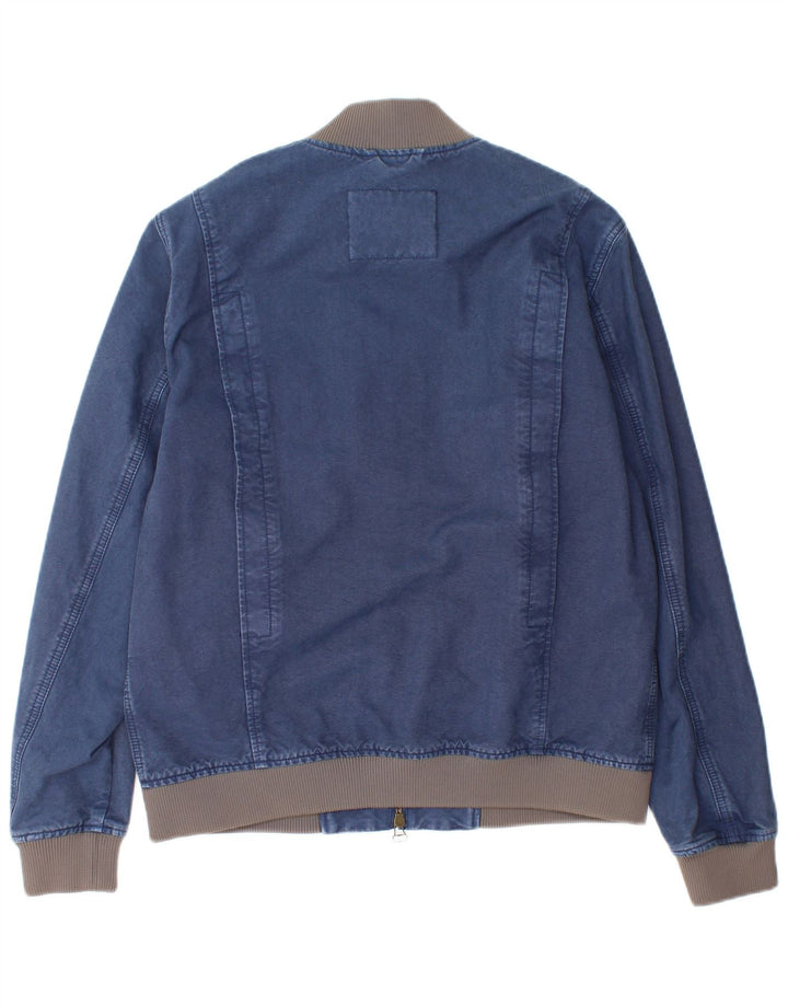 Jaqueta jeans masculina Jeckerson Reino Unido 40 grande algodão azul marinho