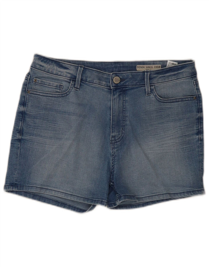 Shorts jeans feminino Marks & Spencer UK 12 médio W31 algodão azul
