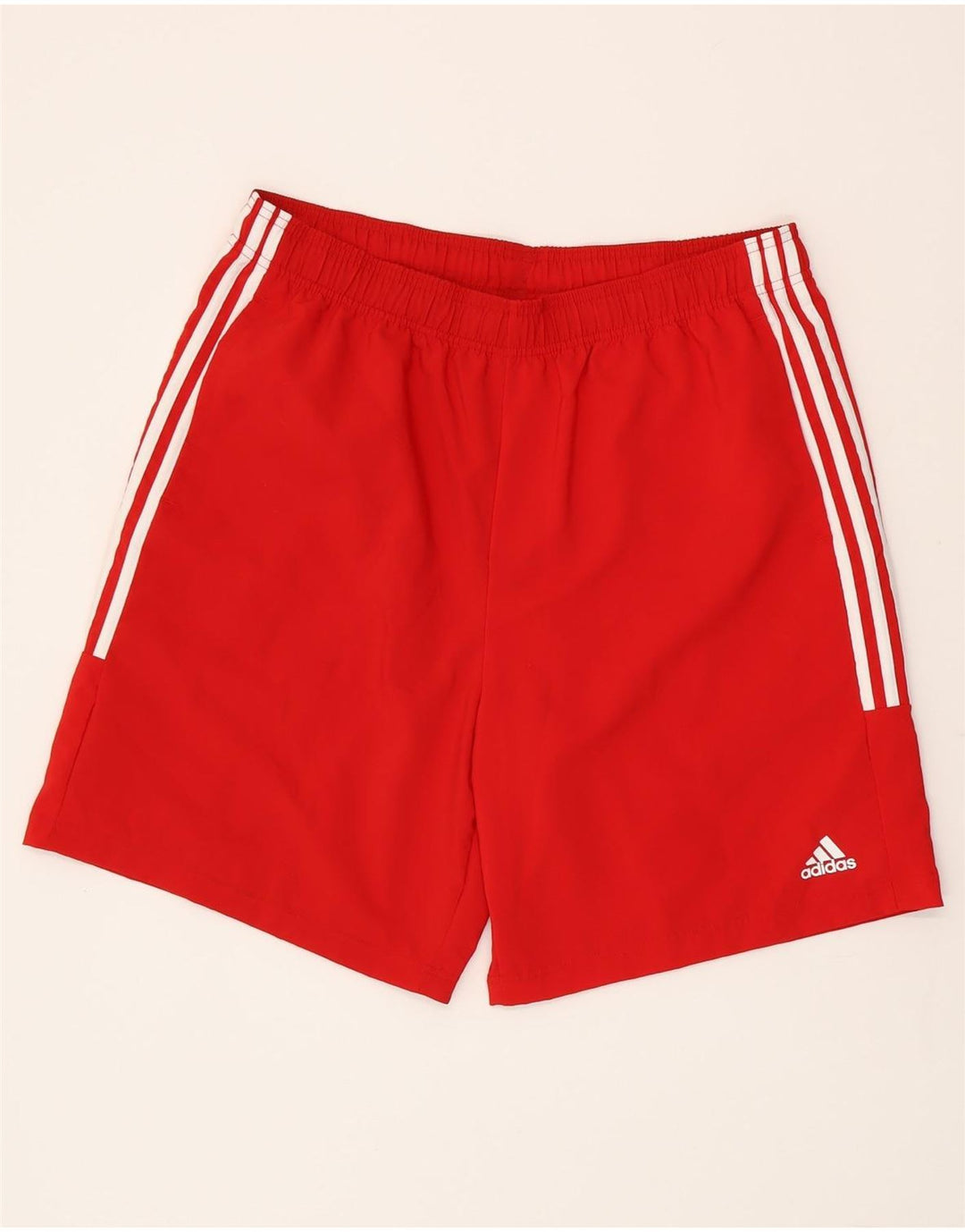 Shorts esportivos masculinos Adidas XL poliéster vermelho