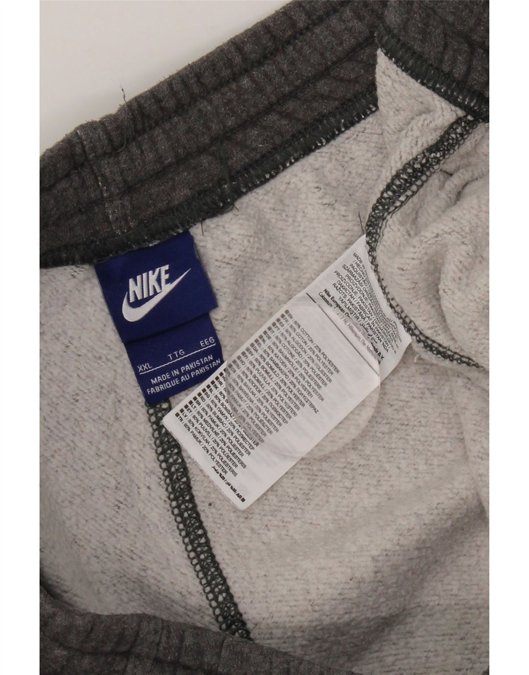 Calça de treino masculina NIKE Joggers 2XL cinza algodão