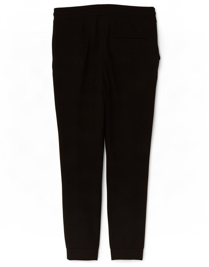 Zara Calça de treino masculina Joggers médio preto poliéster