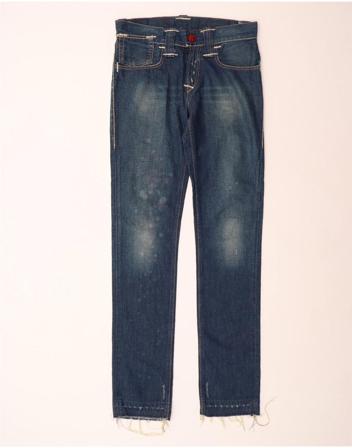 Jeans slim feminino LEVI'S W31 L36 algodão azul