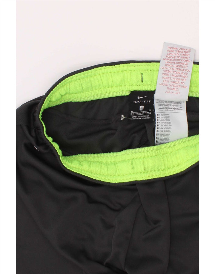 Shorts esportivos Nike Boys Dri Fit 13-14 anos XL cinza poliéster
