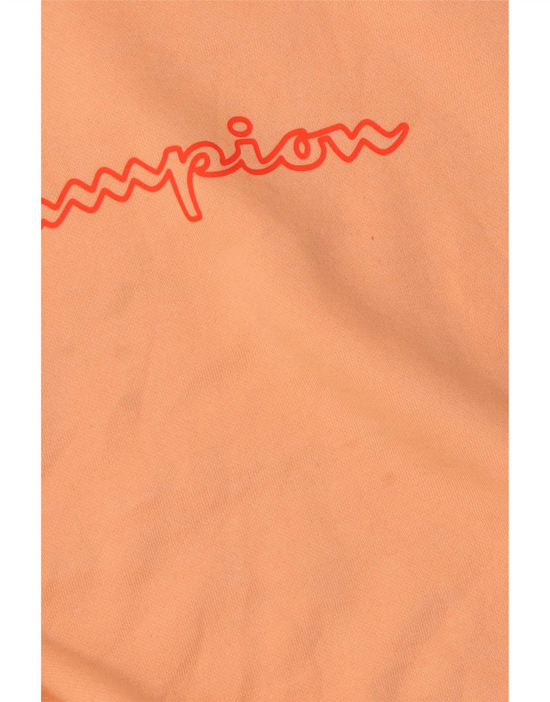 Jumper feminino com capuz gráfico grande Champion UK 14 médio laranja
