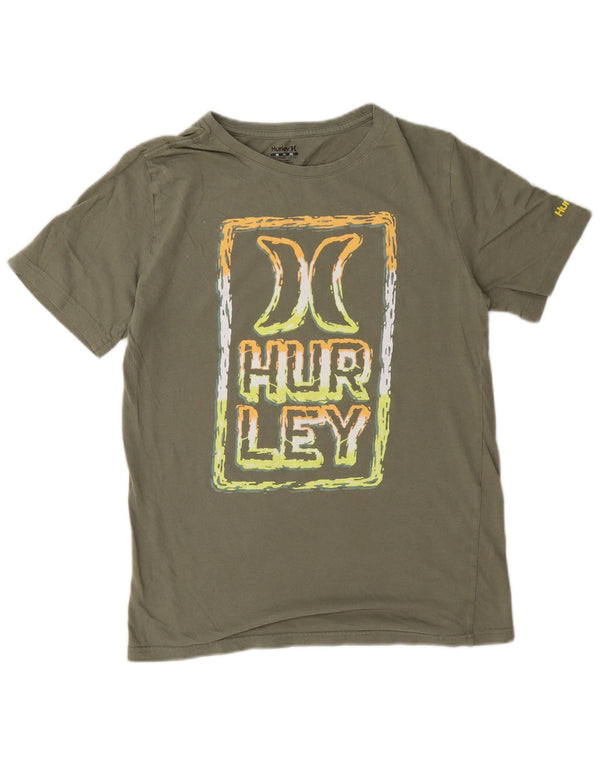 Camiseta Hurley Boys Graphic 13-14 Anos XL Caqui