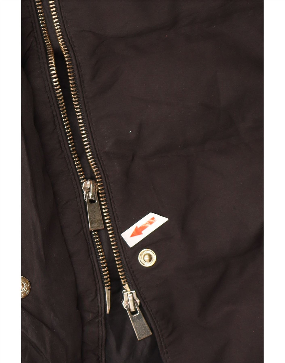 Casaco feminino acolchoado com capuz OASIS UK 12 poliéster preto médio