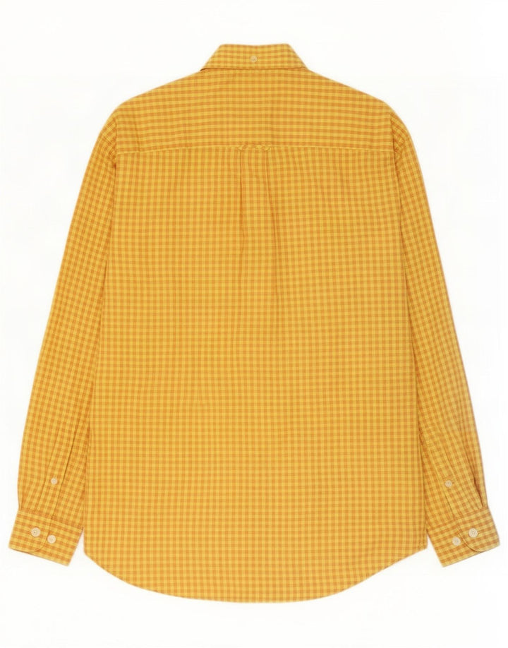 Camisa masculina Ben Sherman xadrez amarelo médio