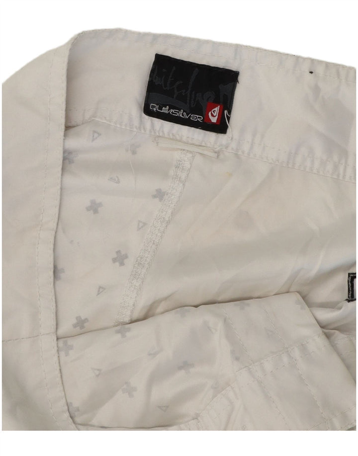Shorts de natação masculino Quiksilver médio verde colorblock