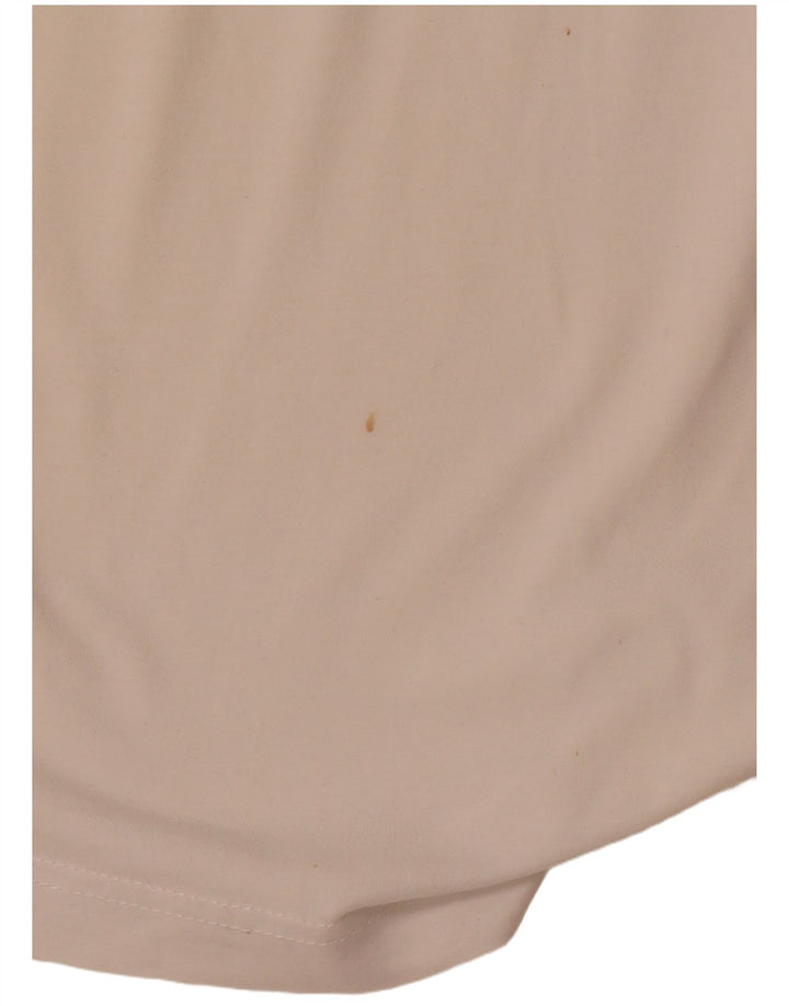 Camiseta masculina gráfica CHAMPION Top médio algodão branco