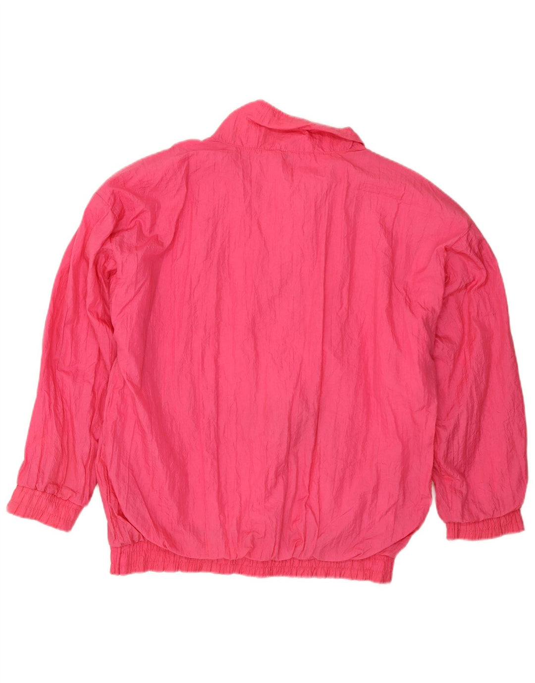 Jaqueta Anorak Vintage Masculina UK 42/44 Grande Nylon Rosa