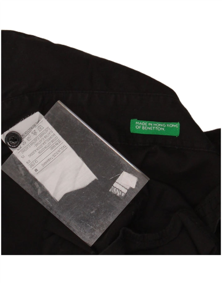 Pulôver feminino BENETTON UK 14 médio algodão preto