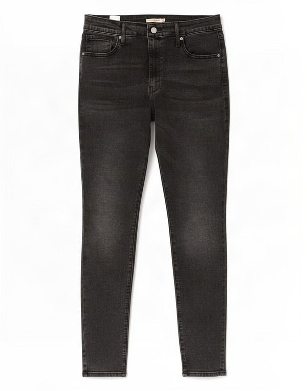 Calça jeans feminina Levi's 721 High Rise Skinny W32 L30 algodão preto