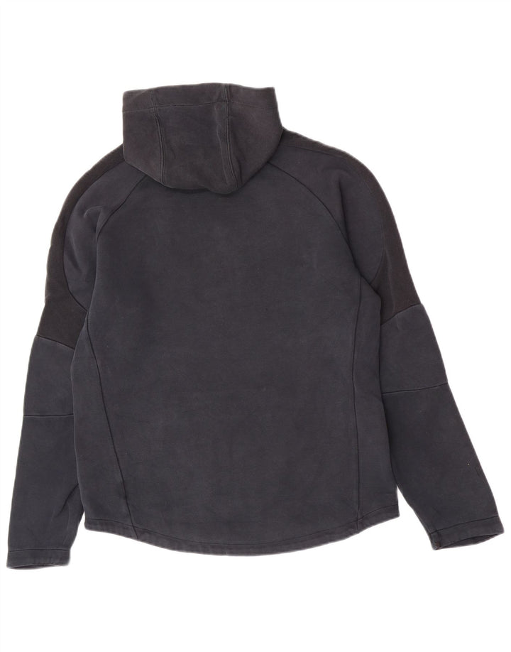 Puma Mens Hoodie Jumper Médio Algodão Azul Marinho