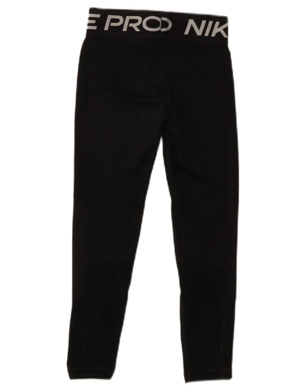 Leggings Nike Dri Fit Graphic para meninas 7-8 anos XS preto