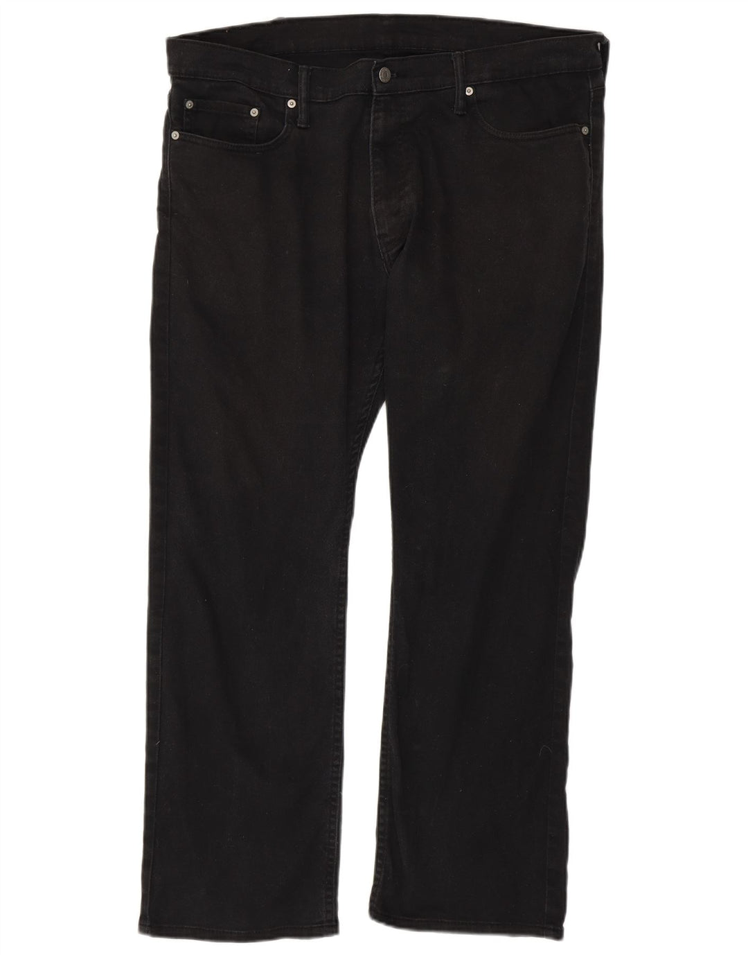 Levi's Masculino 514 Straight Jeans W38 L30 Algodão Preto