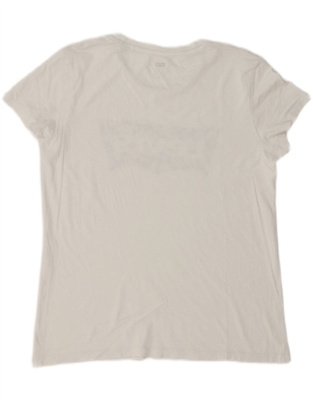 Camiseta feminina gráfica Levi's UK 16 grande branca