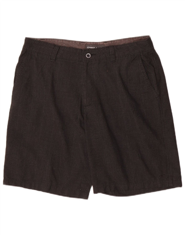 Shorts Chino Masculino O'NEILL W34 Grande Poliéster Xadrez Cinza