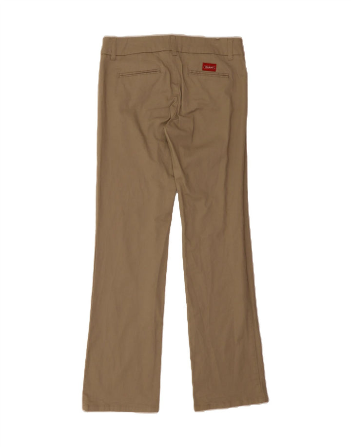 DICKIES Womens Bootcut Casual Trousers US 13 Large W32 L32 Brown Cotton Vintage Dickies and Second-Hand Dickies from Messina Hembry 