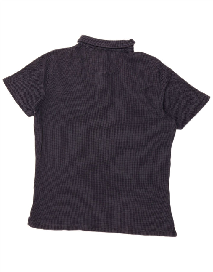 Camisa polo masculina WHITE STUFF médio algodão azul marinho