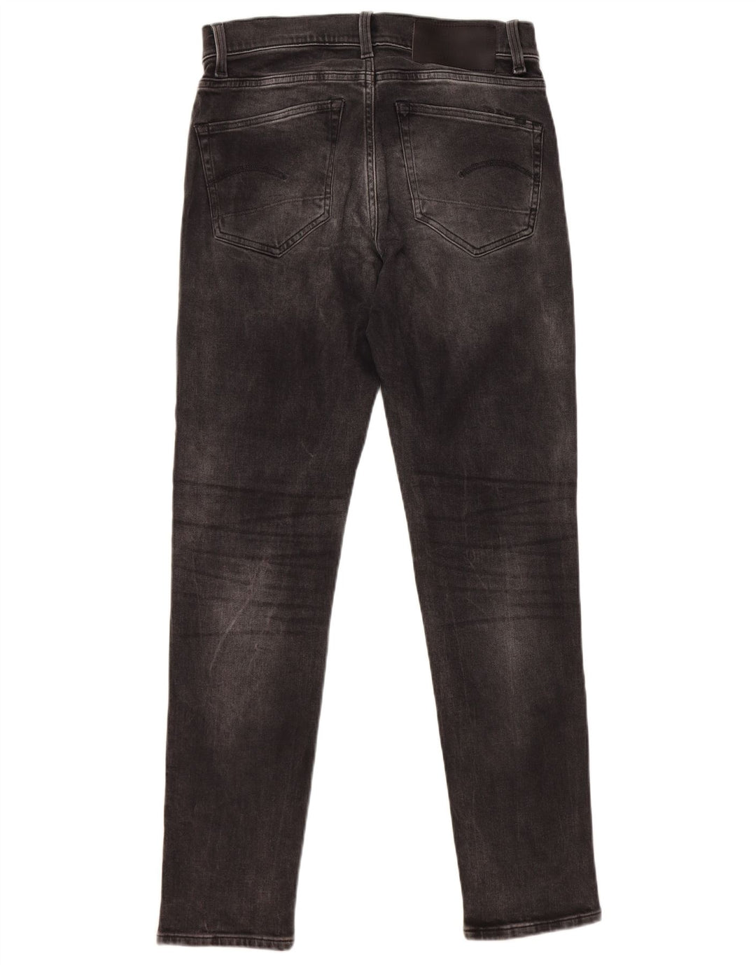 Calça jeans feminina G-Star 3301 Slim W28 L32 algodão preto