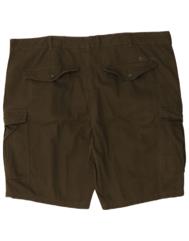 Shorts cargo masculino Mountain Warehouse W44 2XL algodão cáqui