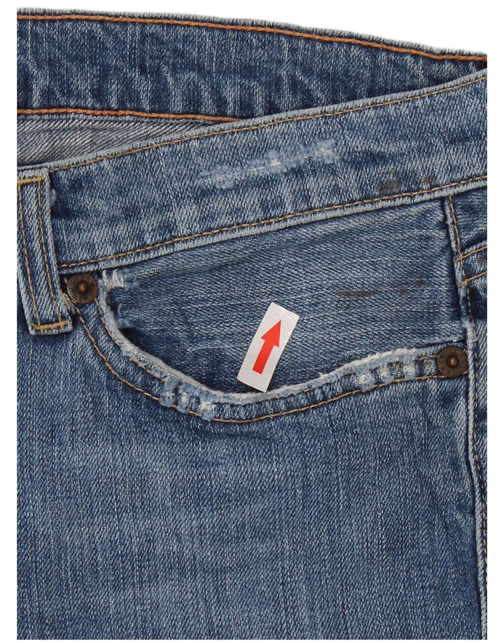 J. CREW Jeans retos femininos US 10 grandes W34 L29 azul