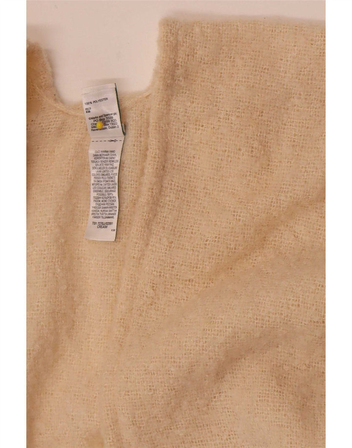 Suéter feminino Poncho Cardigan Marks & Spencer tamanho único poliéster bege