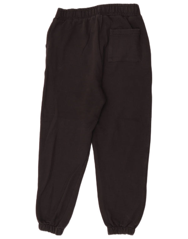 Zara Calça de treino masculina Joggers médio preto algodão