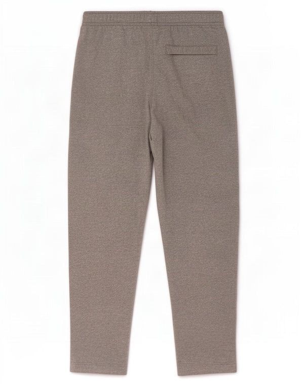 Calça de treino masculina Nike pequena cinza manchada de algodão