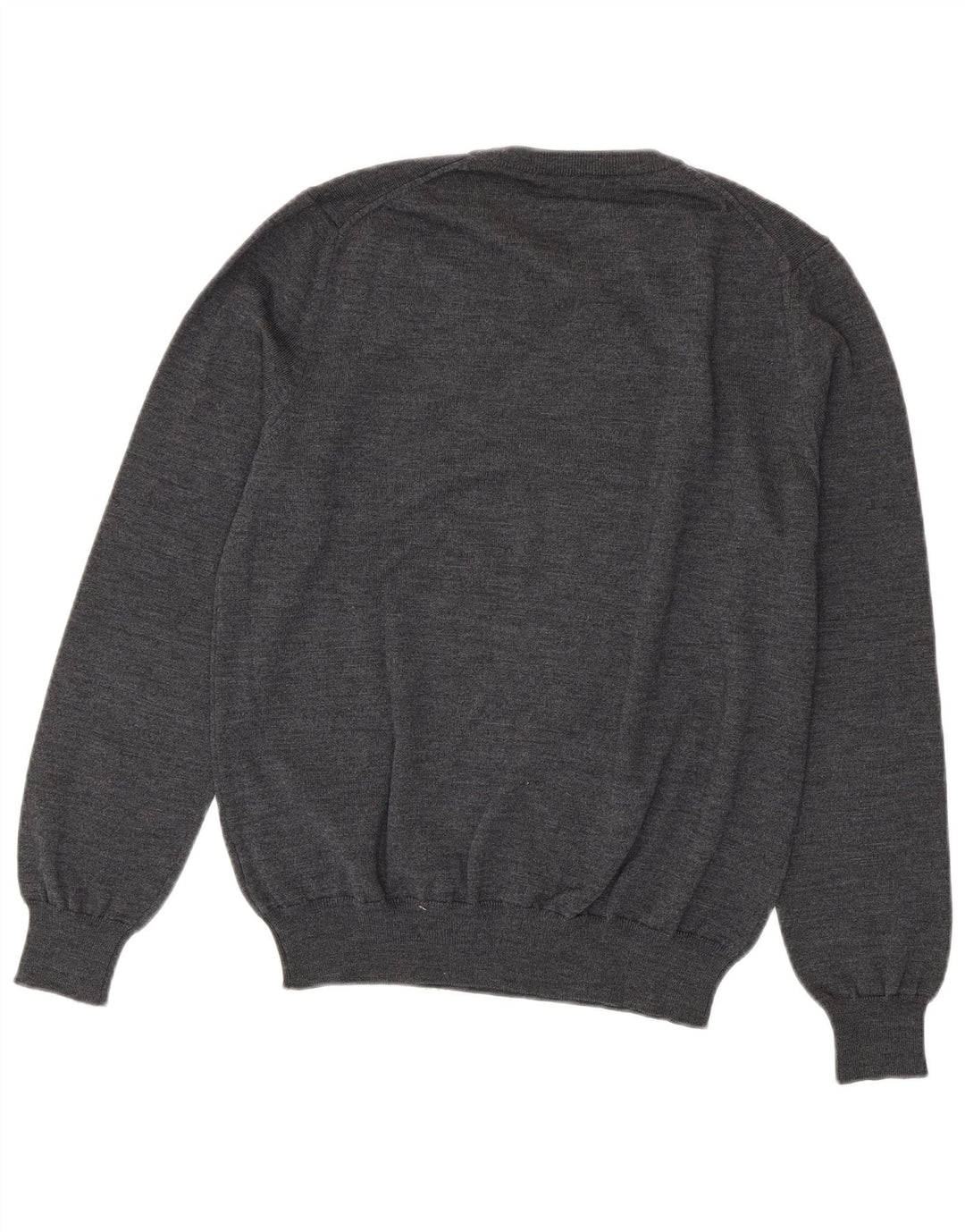 Suéter feminino Calvin Klein Jeans com gola redonda, tamanho 16, cinza grande