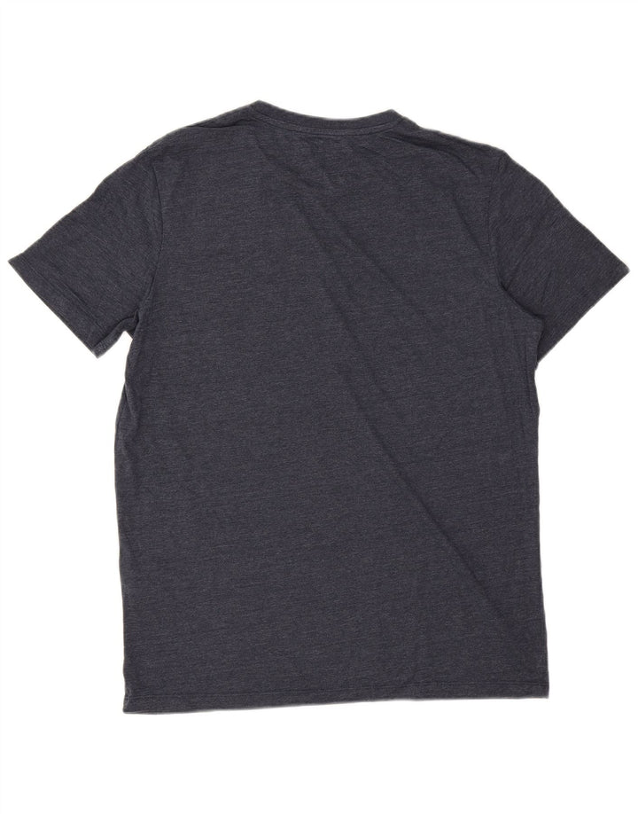 Camiseta masculina Jack & Jones Top médio algodão azul marinho