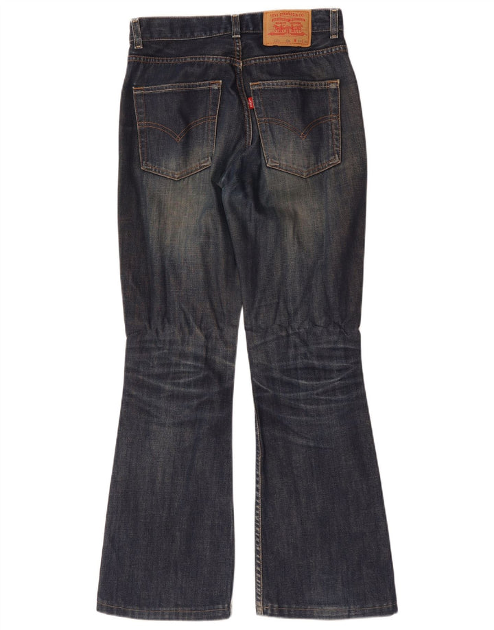 Calça jeans feminina Levi's 525 Bootcut W29 L30 azul marinho algodão