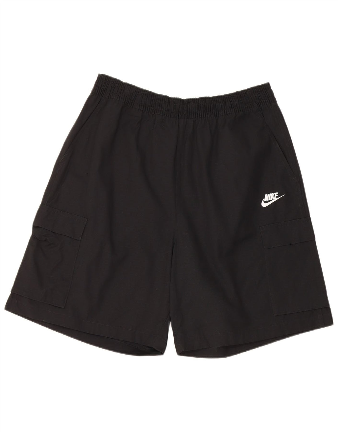 Nike Mens Cargo Shorts Grande W34 Algodão Preto