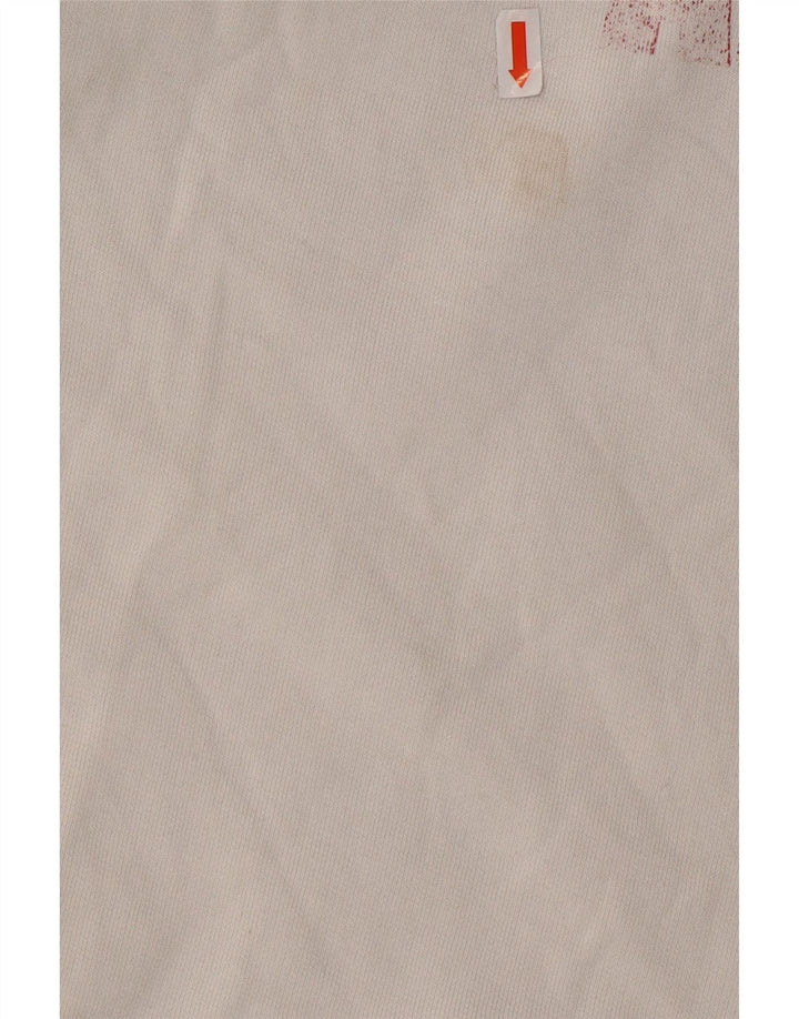 CONVERSE moletom gráfico masculino jumper XL algodão branco