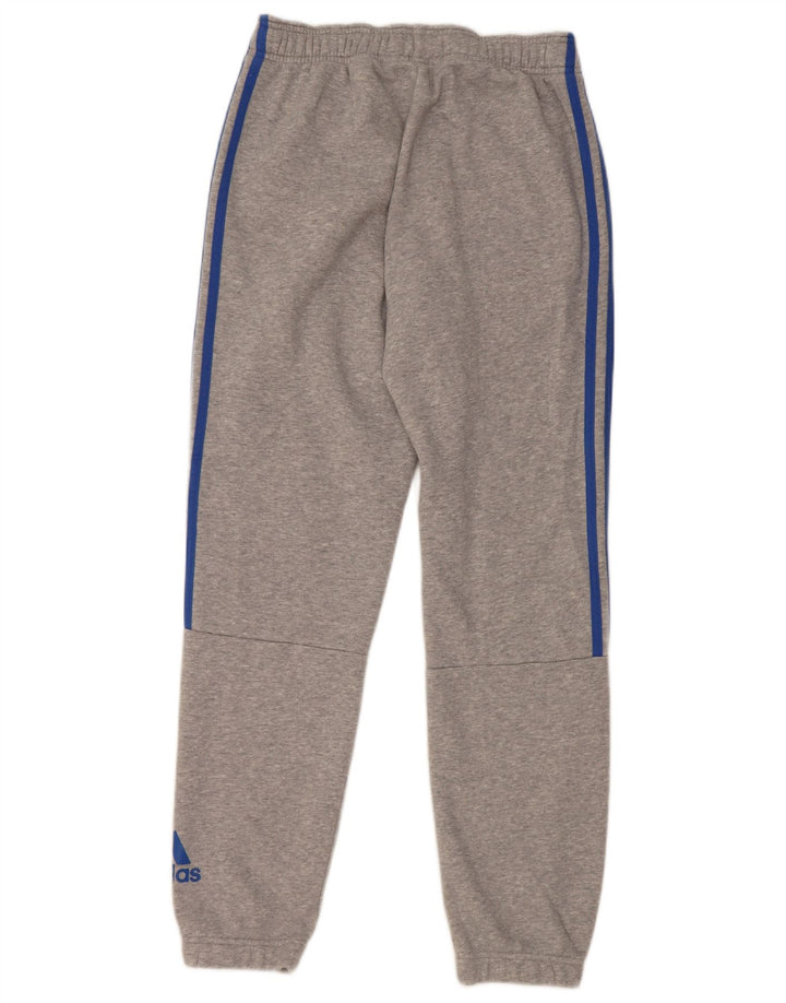 Calças de treino masculinas ADIDAS joggers cinza médio