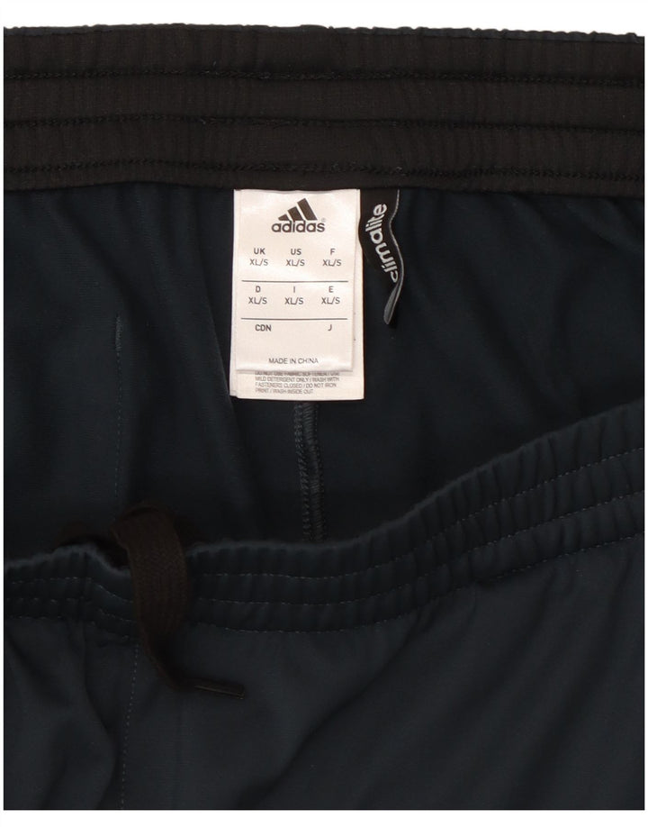 Calça de treino masculina Adidas Climalite Graphic XL azul marinho poliéster