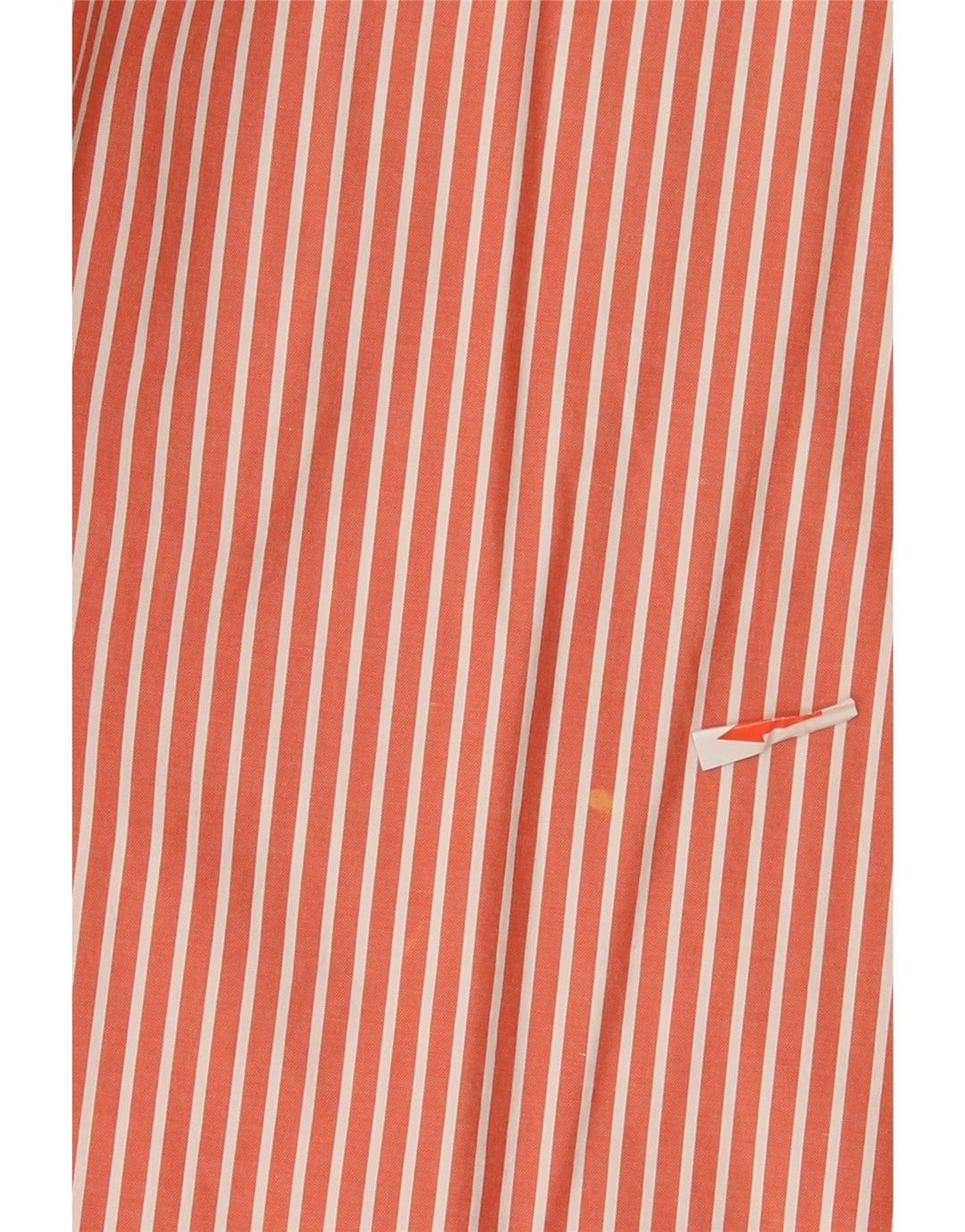 Camisa masculina Tommy Hilfiger de algodão listrado laranja médio