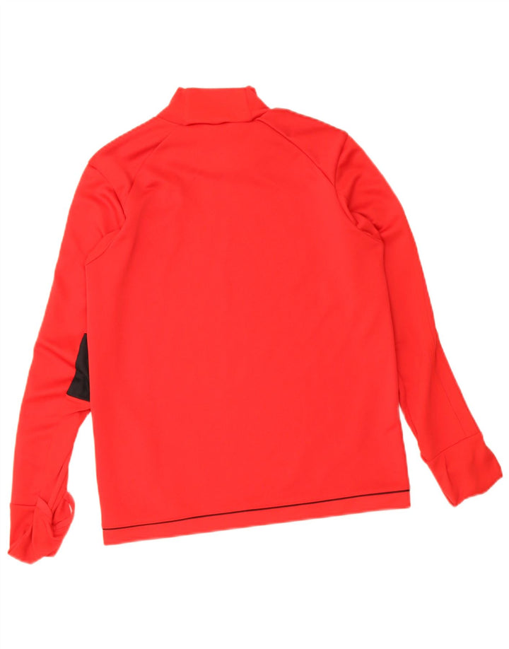 Adidas Meninos Climacool Graphic Top Manga Comprida 11-12 Anos Vermelho Colorblock