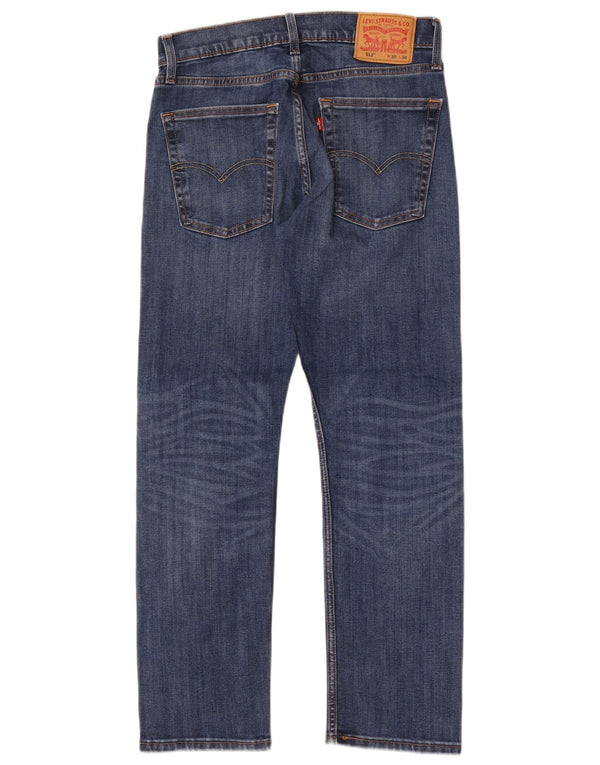 Levi's Masculino 513 Slim Jeans W30 L30 Azul Algodão
