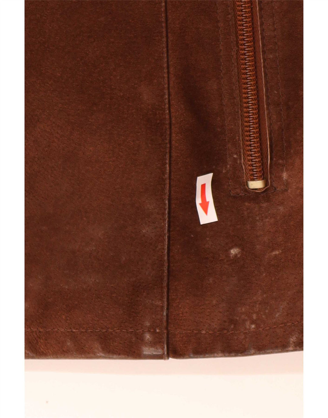 Sobretudo de camurça vintage masculino EU 50 grande couro marrom