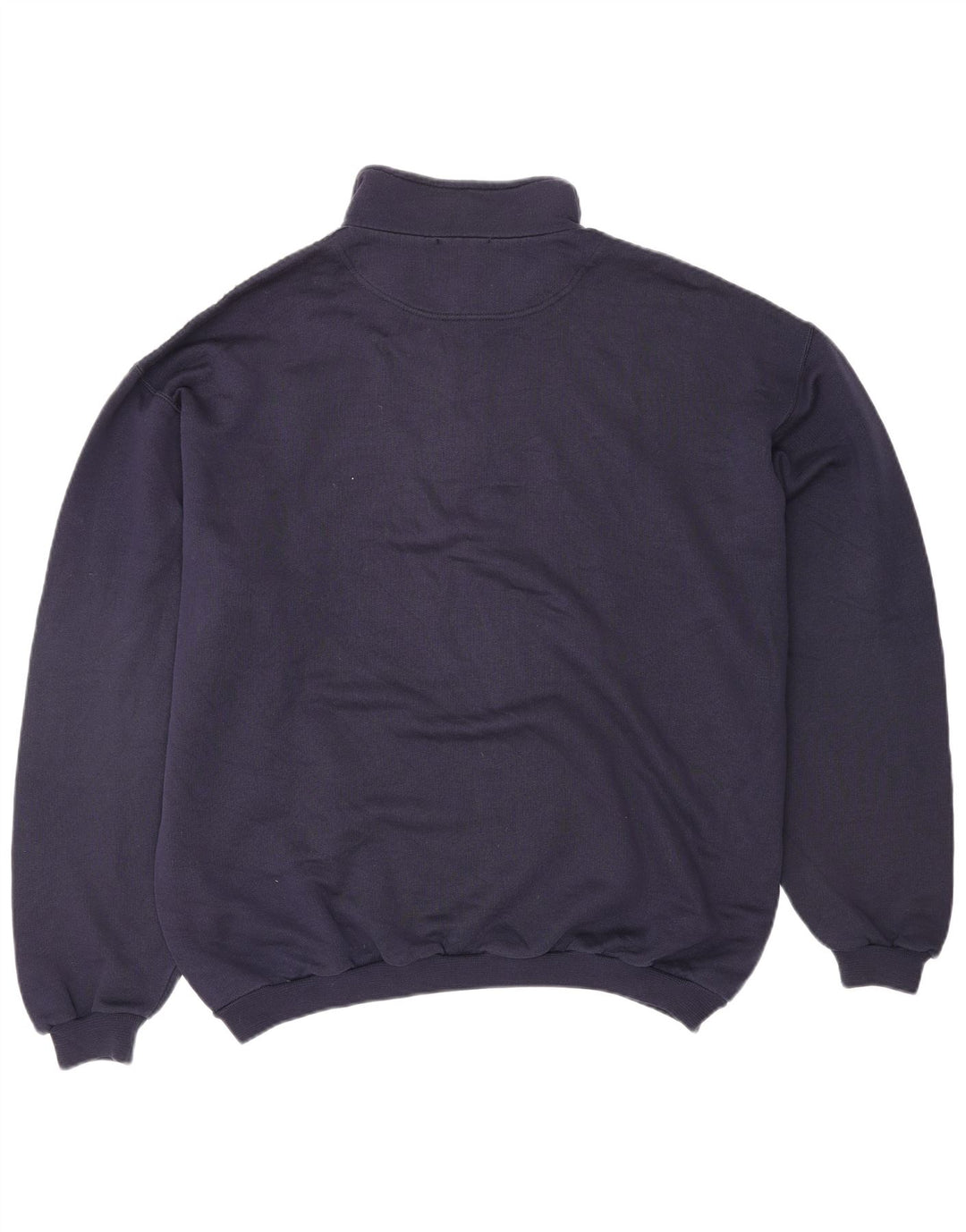 SERGIO TACCHINI Suéter masculino com capuz gráfico com zíper e gola XL azul marinho