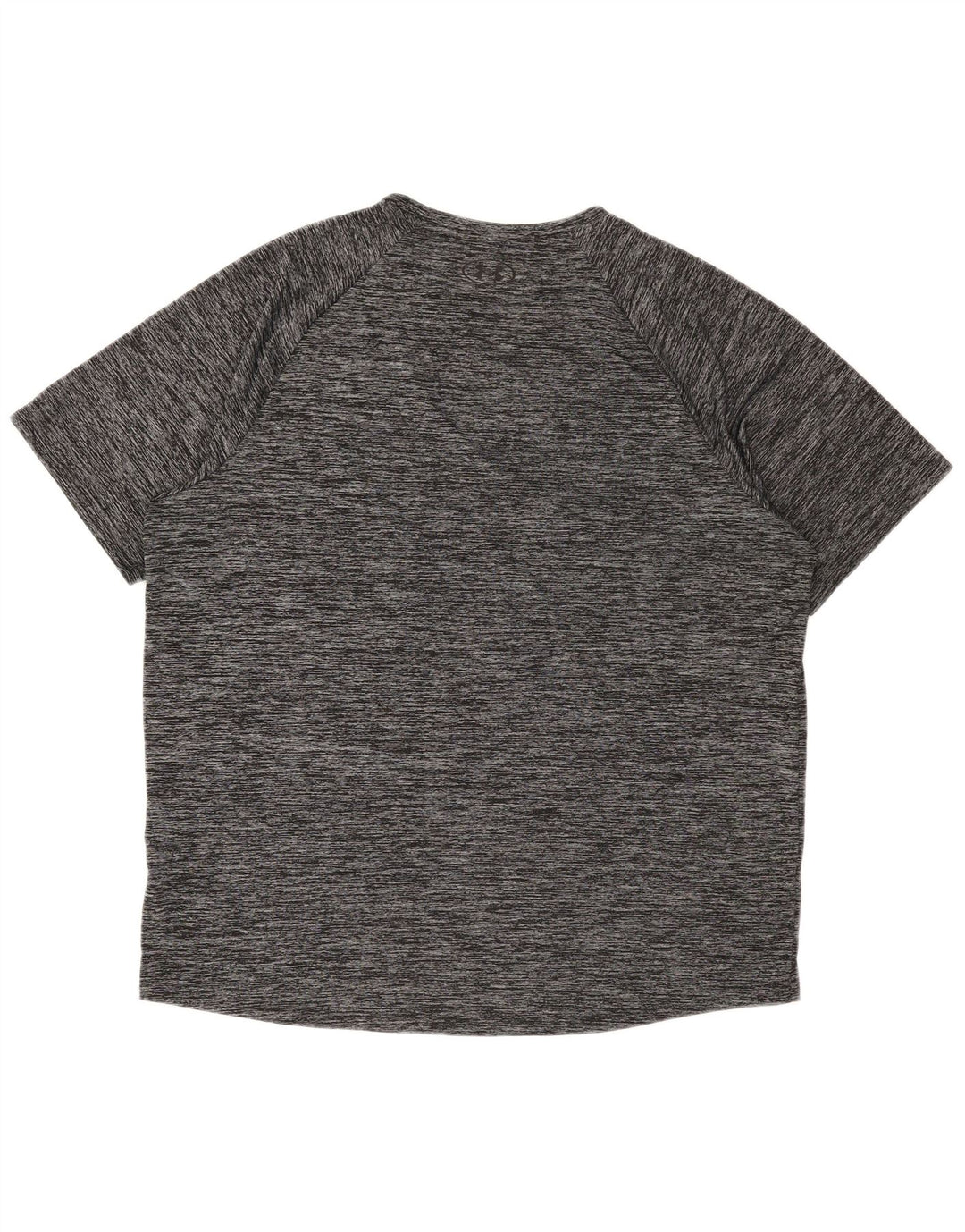 Camiseta masculina Under Armour Top 2XL poliéster manchado cinza