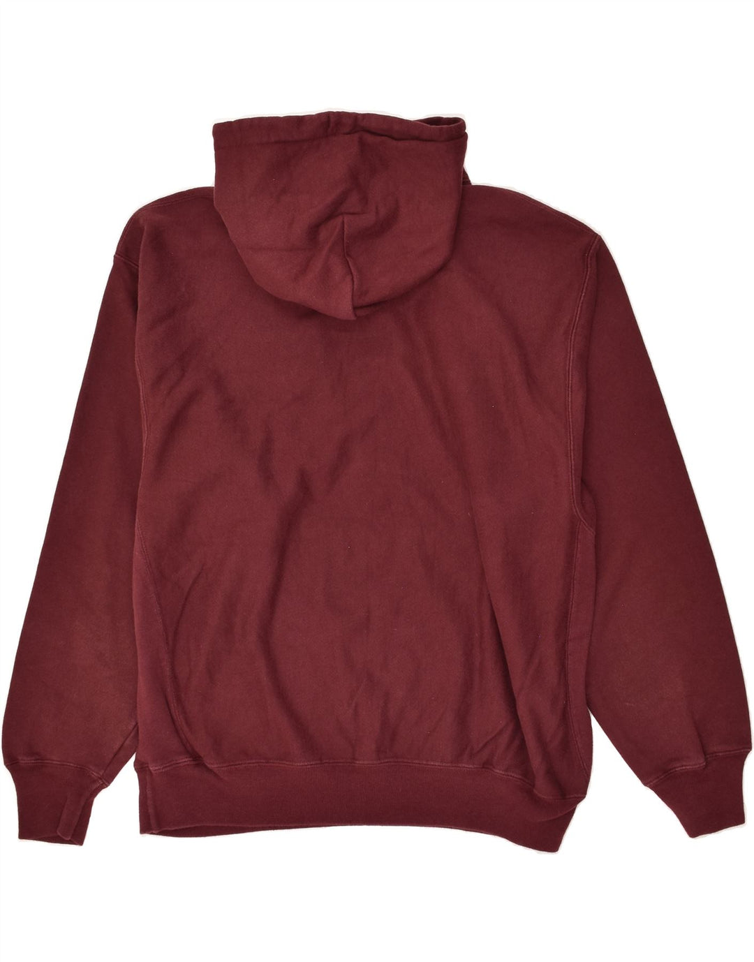 CHAMPION Mens Graphic Hoodie Jumper XL Burgundy Cotton Vintage Champion and Second-Hand Champion from Messina Hembry 