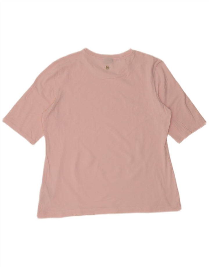 Camiseta feminina JOOP Top IT 42 algodão rosa médio